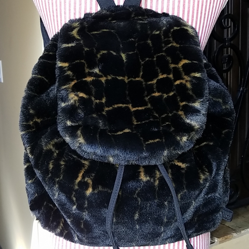 Limited Edition Faux Fur Backpack